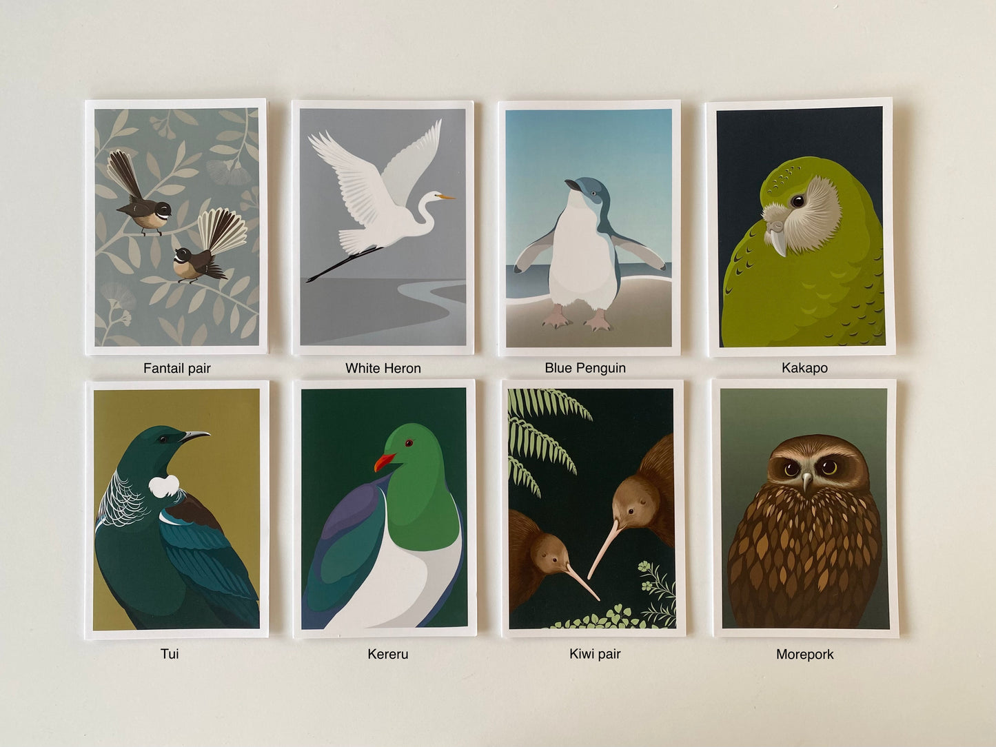 Cards art print by New Zealand artist Hansby Design