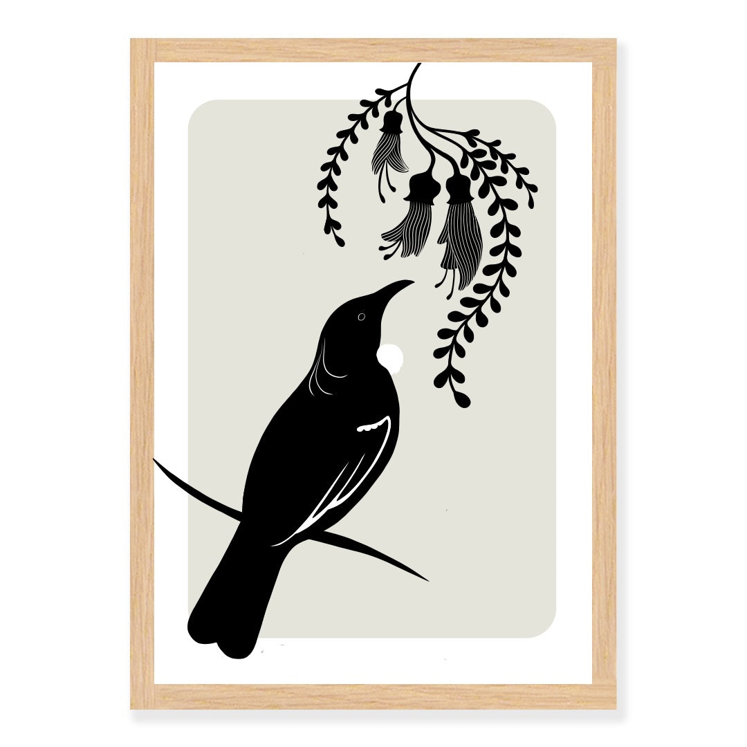 Tui Silhouette art print