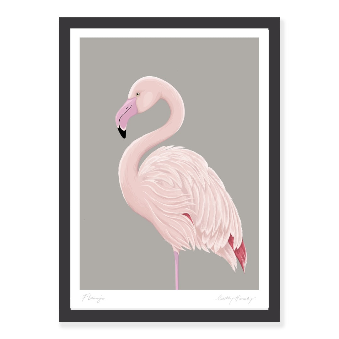Greater Flamingo art print