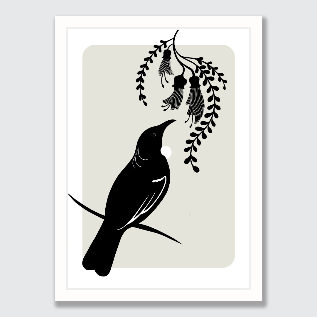 Tui Silhouette art print