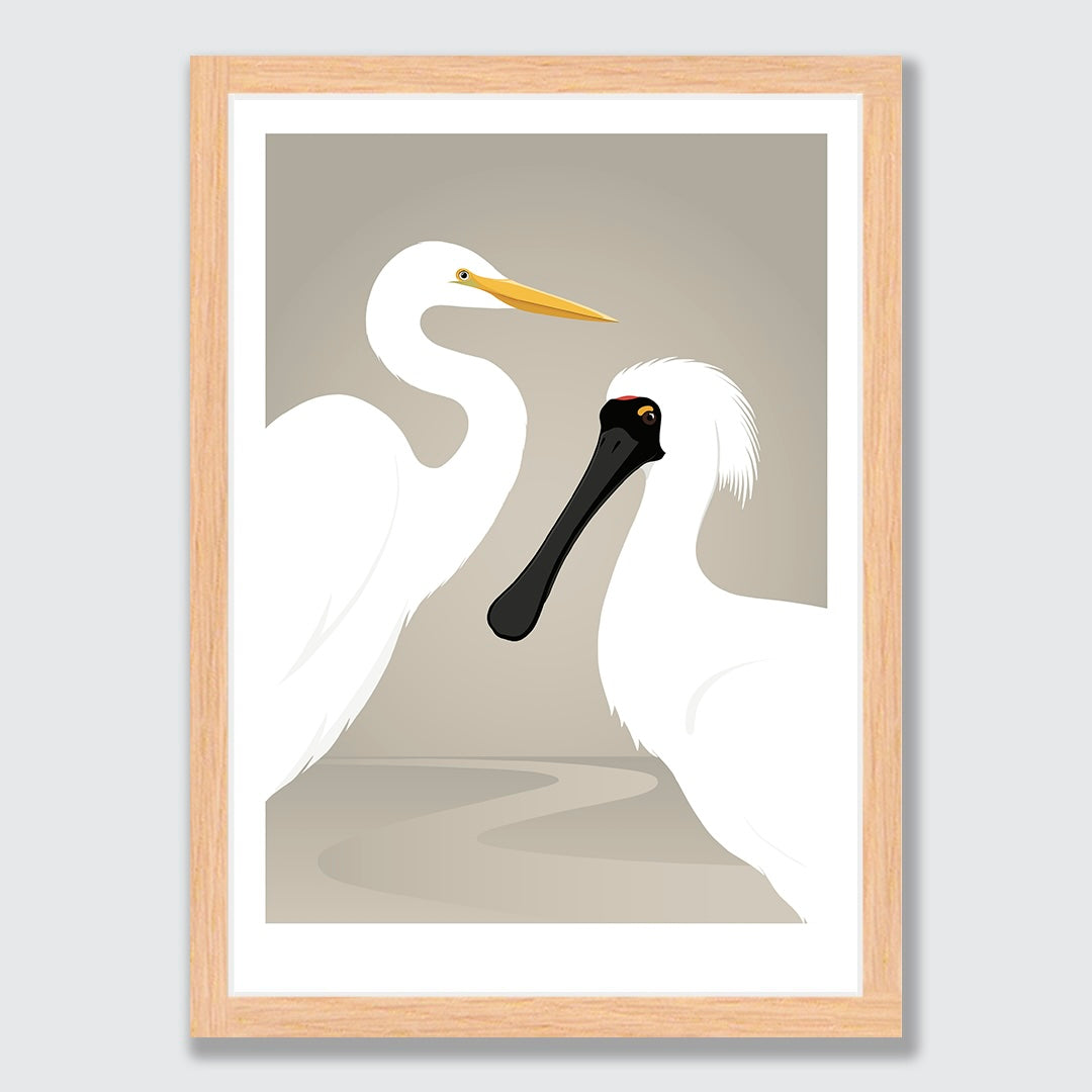 Limited Edition Coastal companions art print