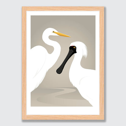Limited Edition Coastal companions art print