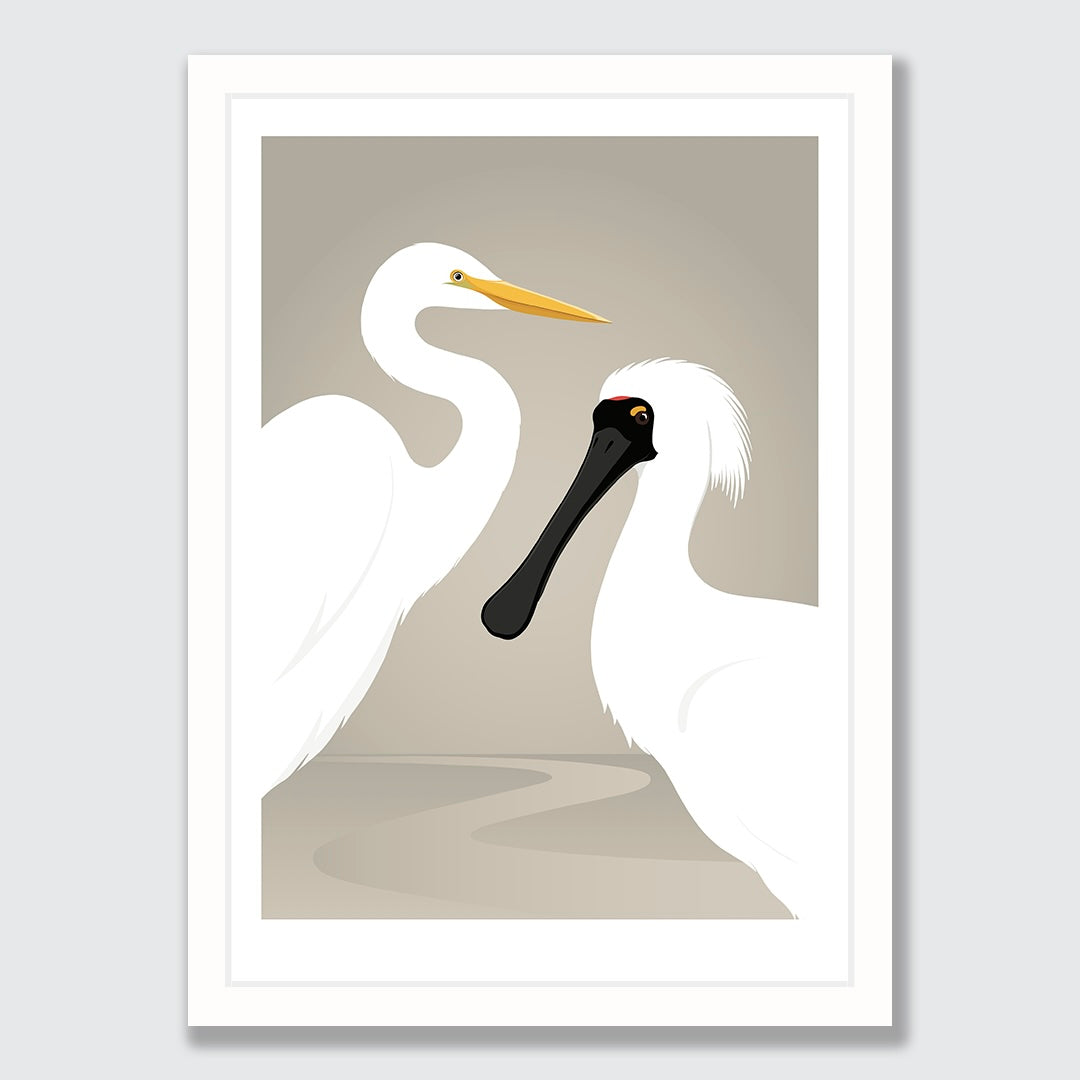 Limited Edition Coastal companions art print
