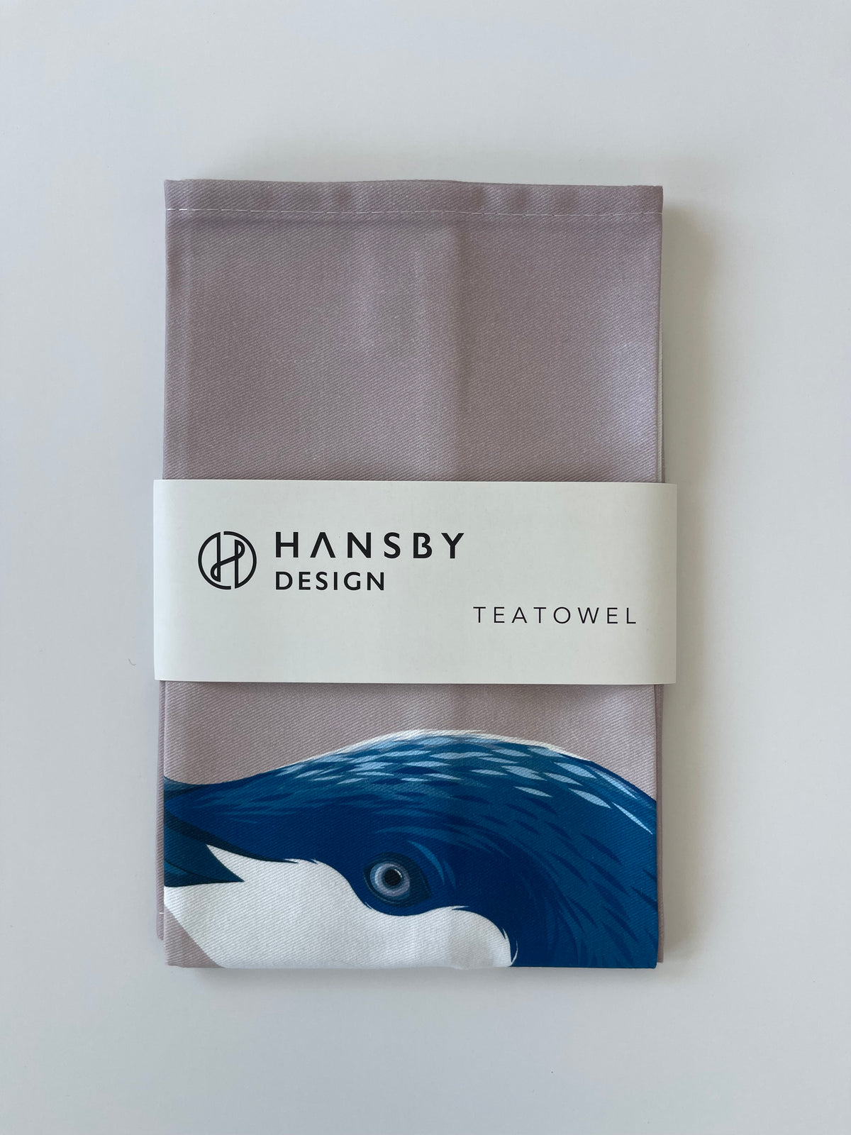 Blue Penguin tea towel