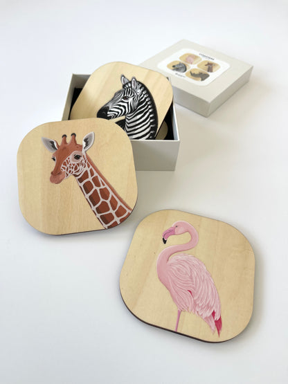 Wood Coasters - Boxed Set
