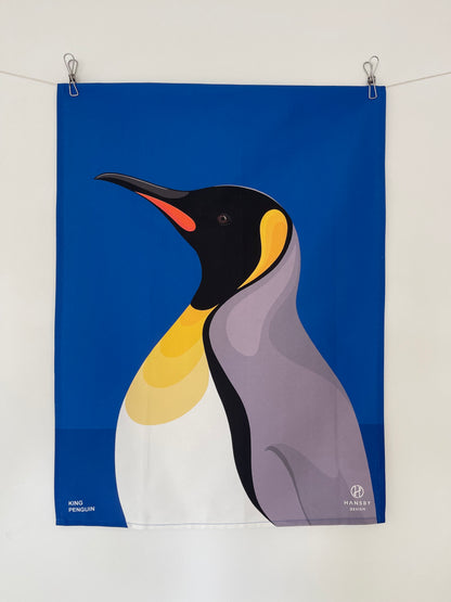 King closeup Tea towel