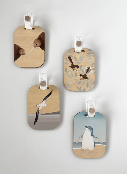 Wood Luggage tags
