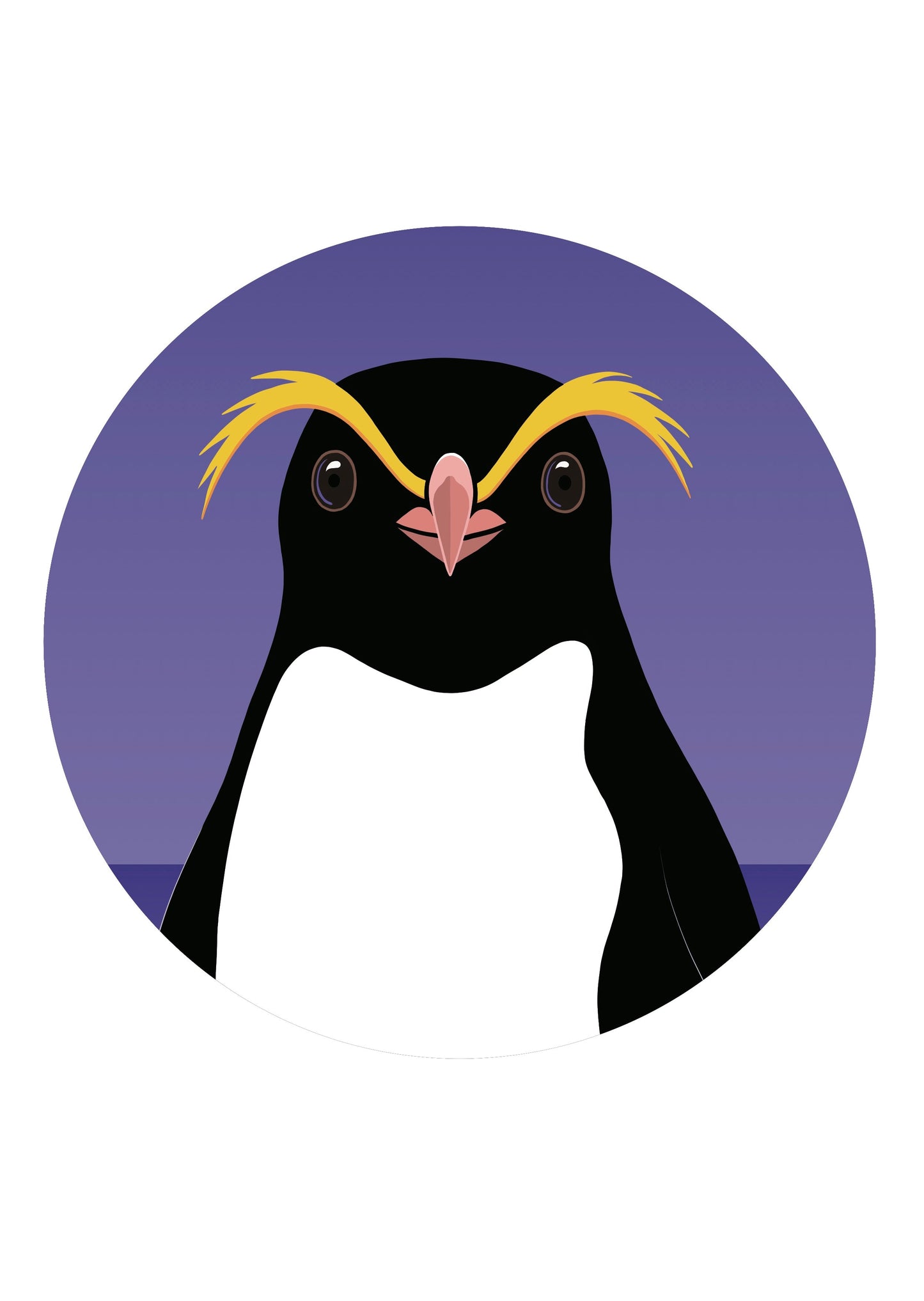 Penguin art spot by New Zealand artist Hansby Design