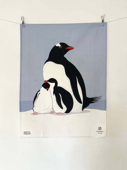 Gentoo Family Tea towel
