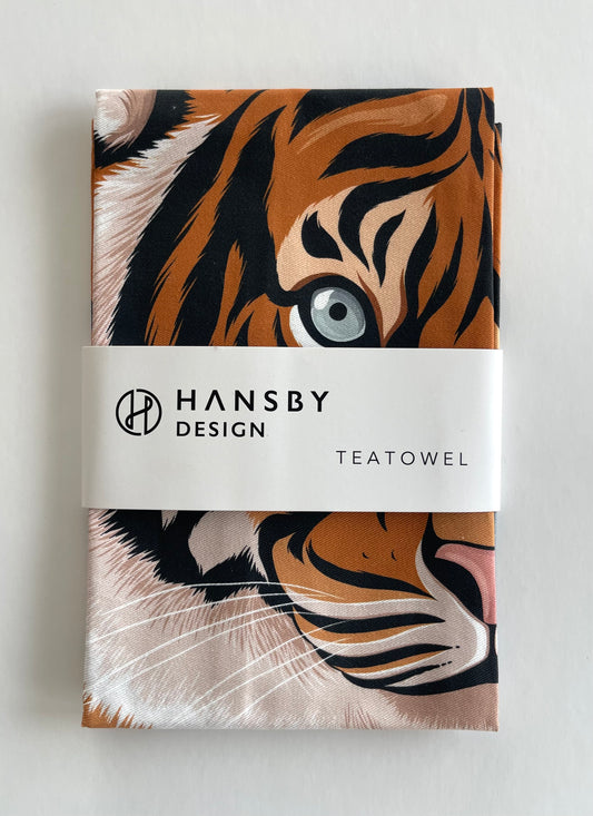 Tiger tea towel