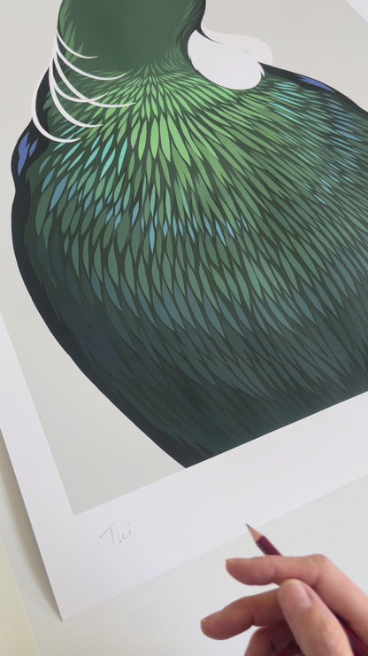 Tui Profile art print