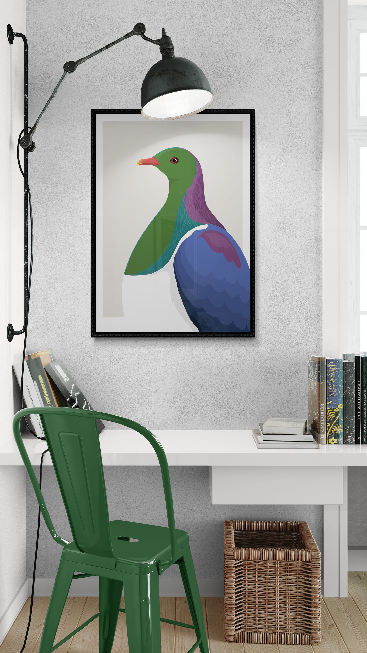 Kereru Profile art print