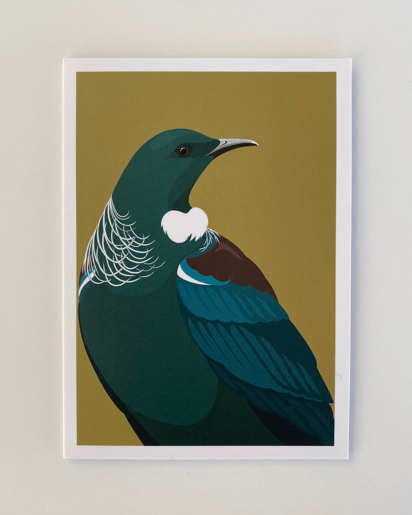 Tui Card art print, by NZ artist Hansby Design
