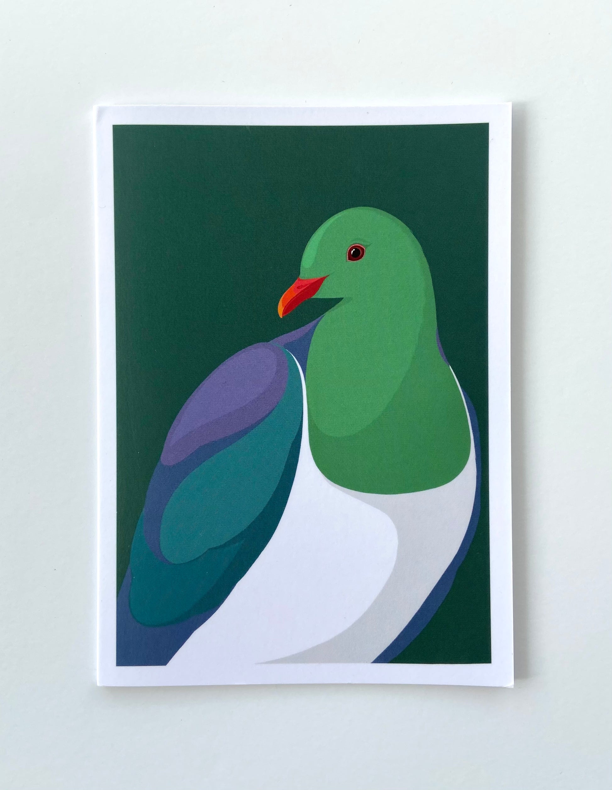 Kereru Card art print, by NZ artist Hansby Design