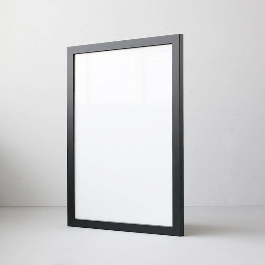 Slim black frame